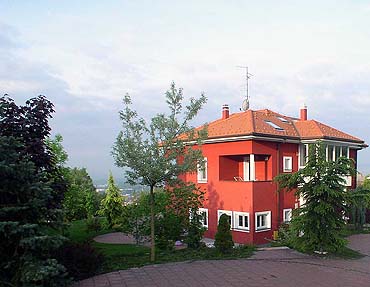 Haus auf dem Hügel